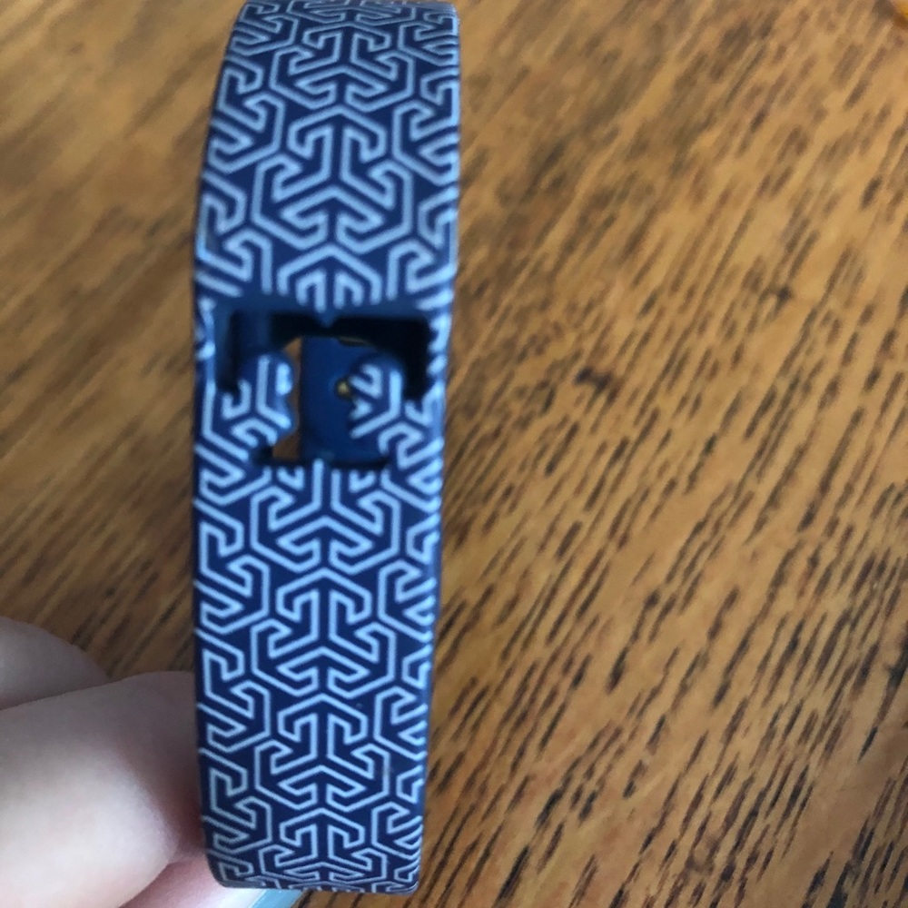 Tory Burch Fitbit Silicone Printed Bracelet